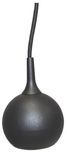 Lampadario a sospensione con filo COLM 1xGU10/30W/230V nero