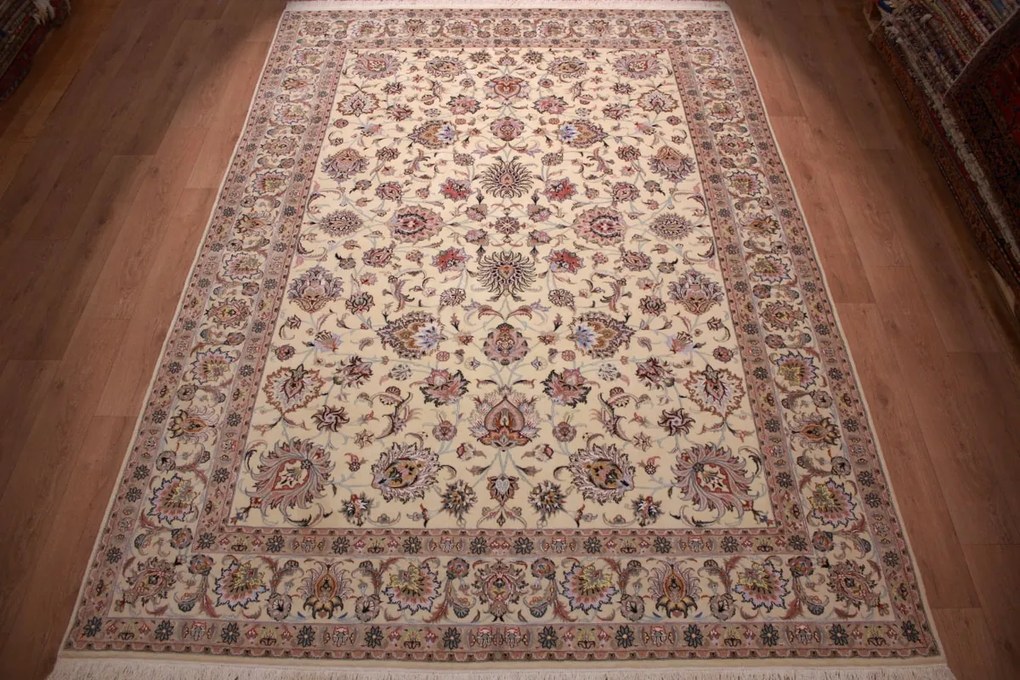 Mashad Tappeto 350x250 (Iran) Annodato A Mano
