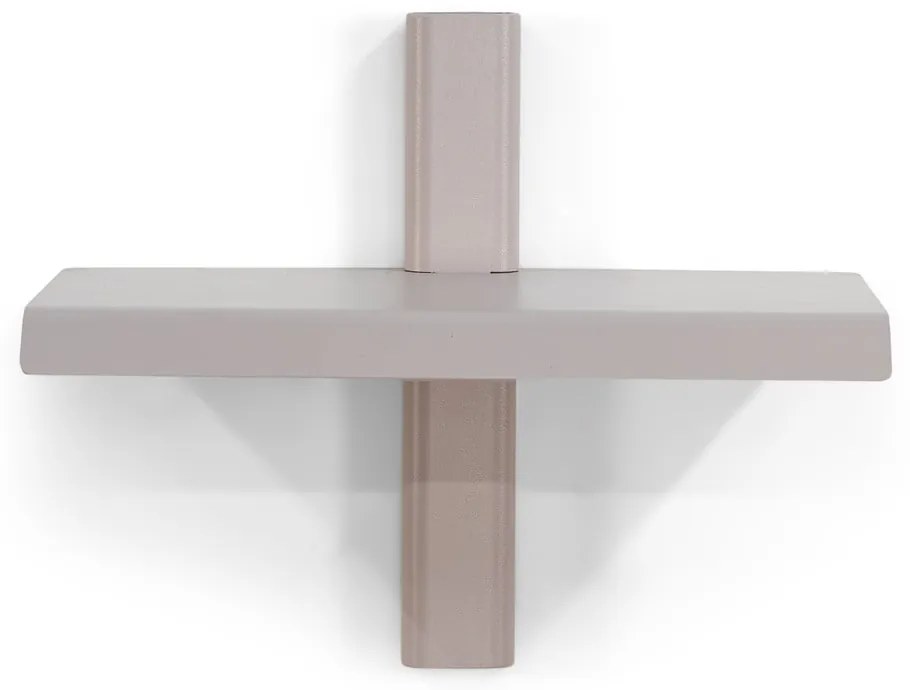 Mensola grigio tortora in metallo 28 cm Hola – Spinder Design
