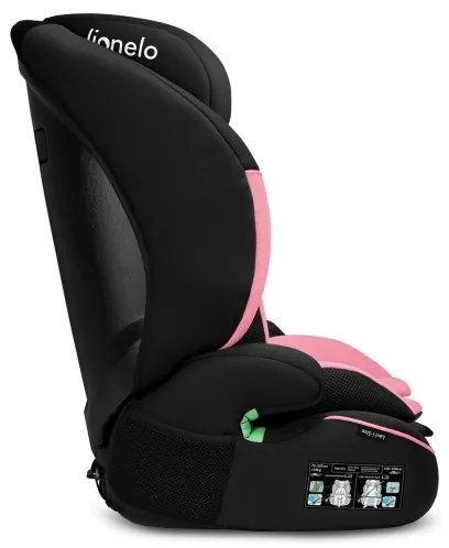 Lionelo - Seggiolino auto LEVI i-Size 76-150 cm Rosa Baby