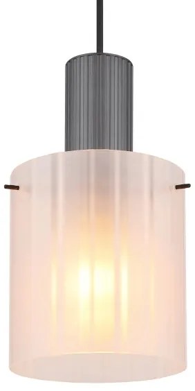 Globo 15904HF - Lampadario a sospensione con filo TULIVAR 1xE27/40W/230V diametro 18 cm bianco