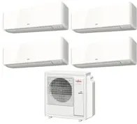 Climatizzatore Condizionatore Fujitsu Quadri Split Inverter serie KM 9+9+9+14 con AOYG30KBTA4 R-32 Wi-Fi Integrato 9000+9000+9000+14000