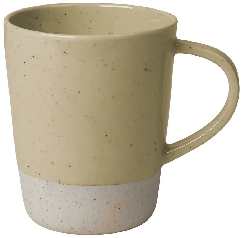 Tazza in ceramica beige con manico, 250 ml Sablo - Blomus