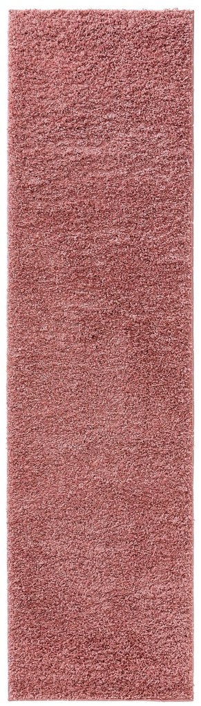 benuta Basic Tappeto a pelo lungo Soho Rosa 60x120 cm - Tappeto design moderno soggiorno