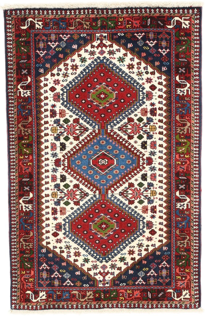 Yalameh Tappeto persiano 130x80 (Iran) Annodato A Mano