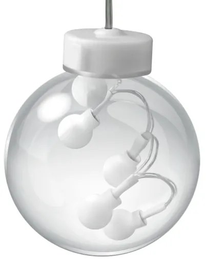 LED Tenda natalizia WISH BALLS 108xLED/8 funzioni 4,5 m bianco caldo