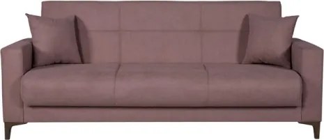 Divano Letto 3 Posti 212x87x90 Con Contenitore Bravo Bacos Viola