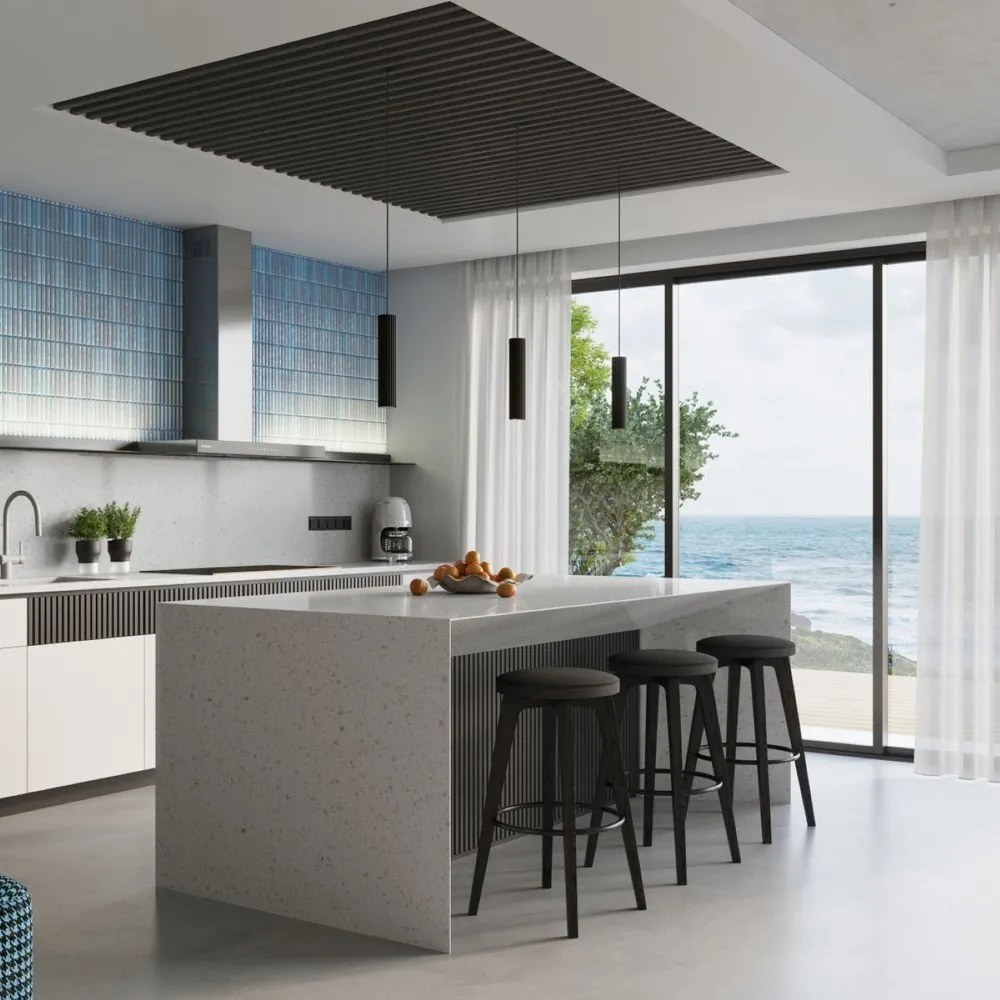 Lampadario nero Gleam – Sollux