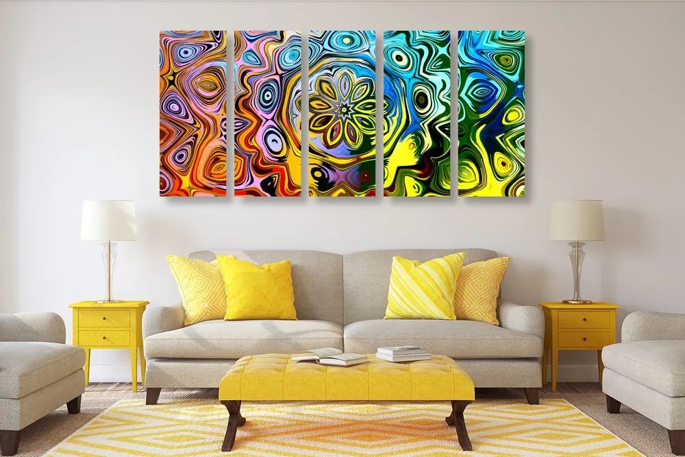 Quadri 5 pezzi – Arte colorata creativa