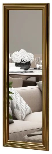 Specchio da parete SMOOTH 105x40 cm oro