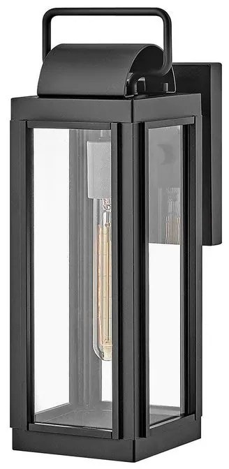 Applique classico chic da esterno HK-SAG-HARBOR-S-BK nero IP44 1X E27 ELSTEAD