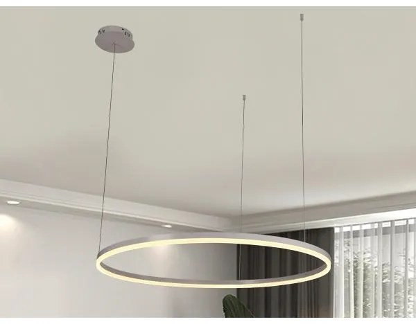 Lampadario a sospensione con filo LED dimmerabile LED/55W/230V 3000-6500K + telecomando