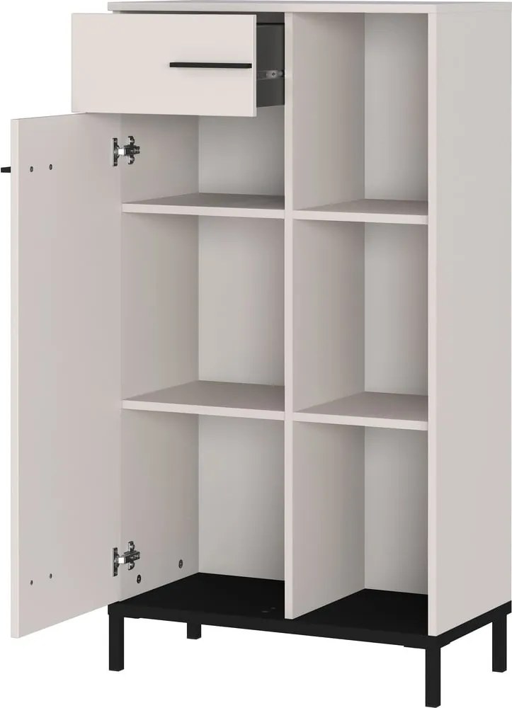 Libreria color crema 64x120x34 cm Rovigo – Germania