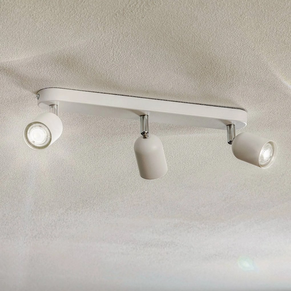 TK Lighting Faretto da soffitto Top, 3 luci, bianco