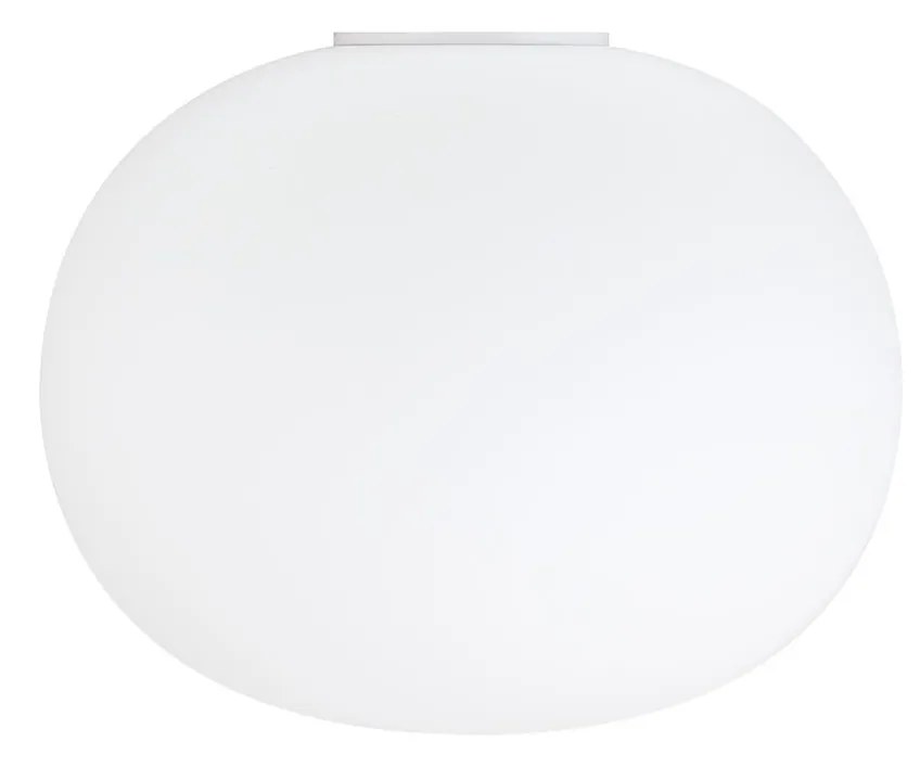 Flos Glo-Ball Ceiling 2 Lampada 45 cm Da parete/soffitto a luce diffusa in vetro opalino acidato bianco