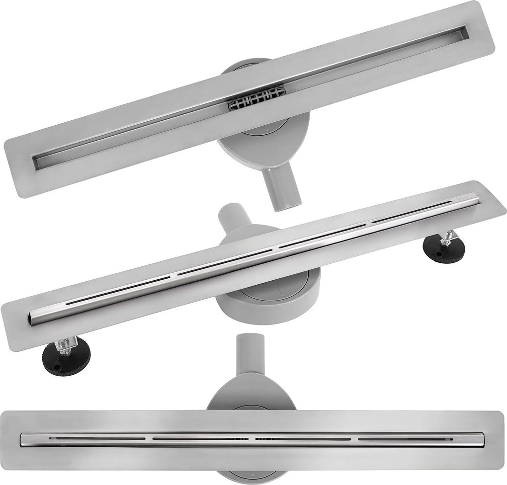 Canalina di scarico Rea FILO Nickel Brush 70