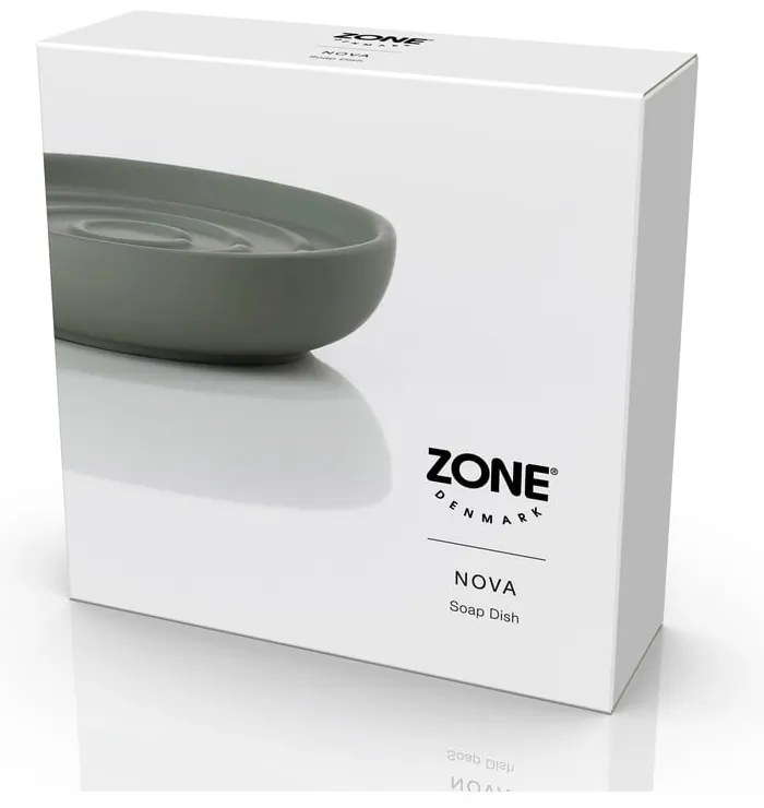 Portasapone in porcellana verde Nova - Zone