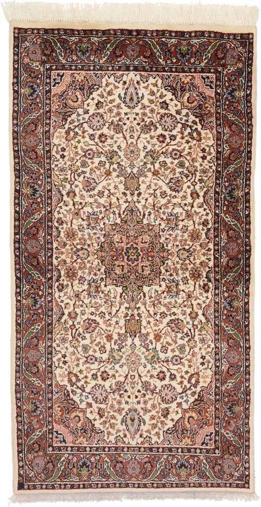 Sarouk Tappeto 190x90 (Indian) Annodato A Mano