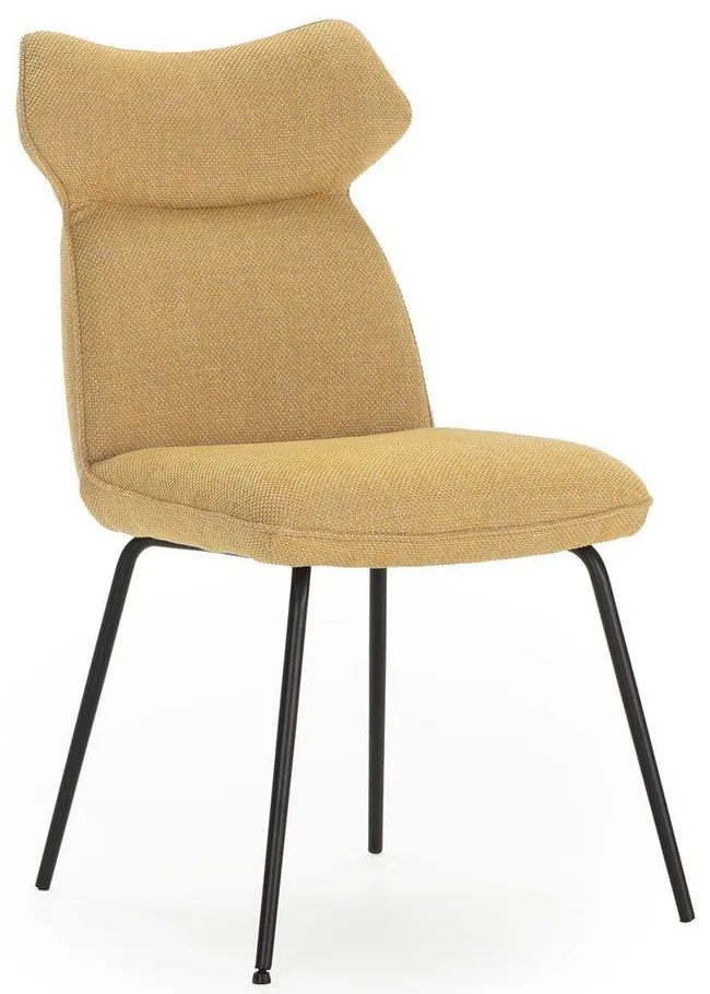 Set di 2 sedie da pranzo color senape Dara - Marckeric