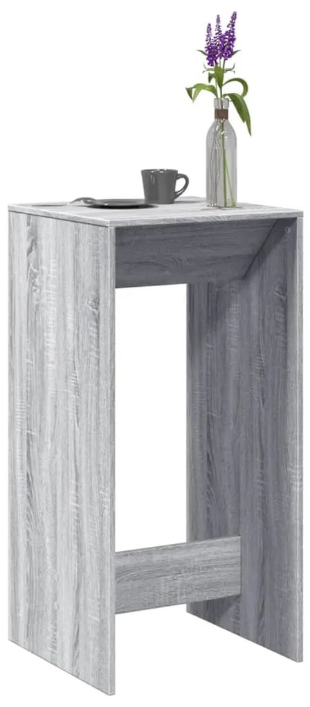 Tavolo Da Bar Grigio Sonoma 51x50x103,5 Cm İn Legno Multistrato /