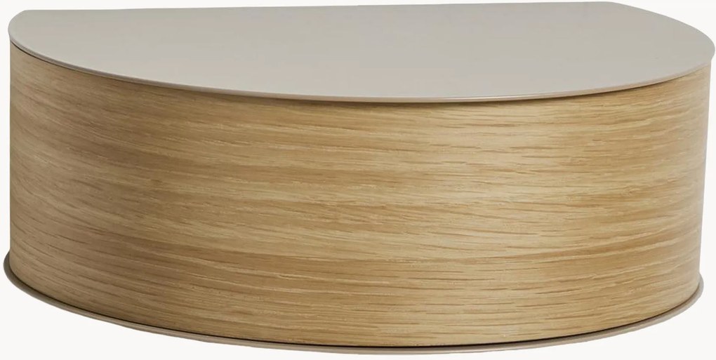 Set di 2 comodini da parete in legno con cassetto Wallie