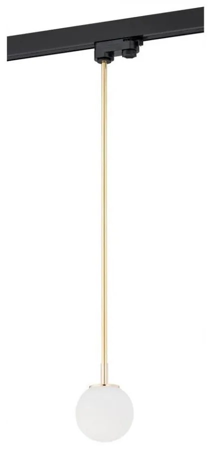 Argon 4308 - Lampadario con sistema a binario BANG 1xG9/6W/230V ottone