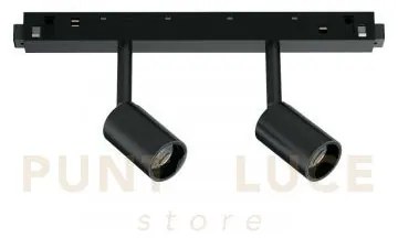 Ego spot double led cob osram 5 w 30° on-off 500 lm 3000 k nero