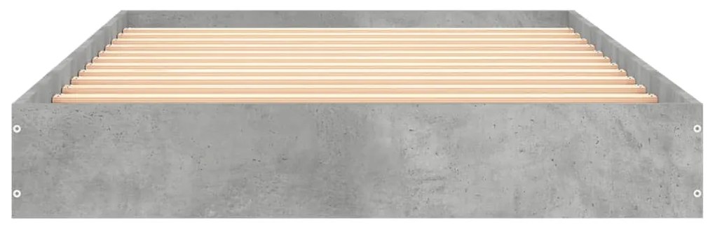 Giroletto grigio cemento 90x190 cm in legno multistrato