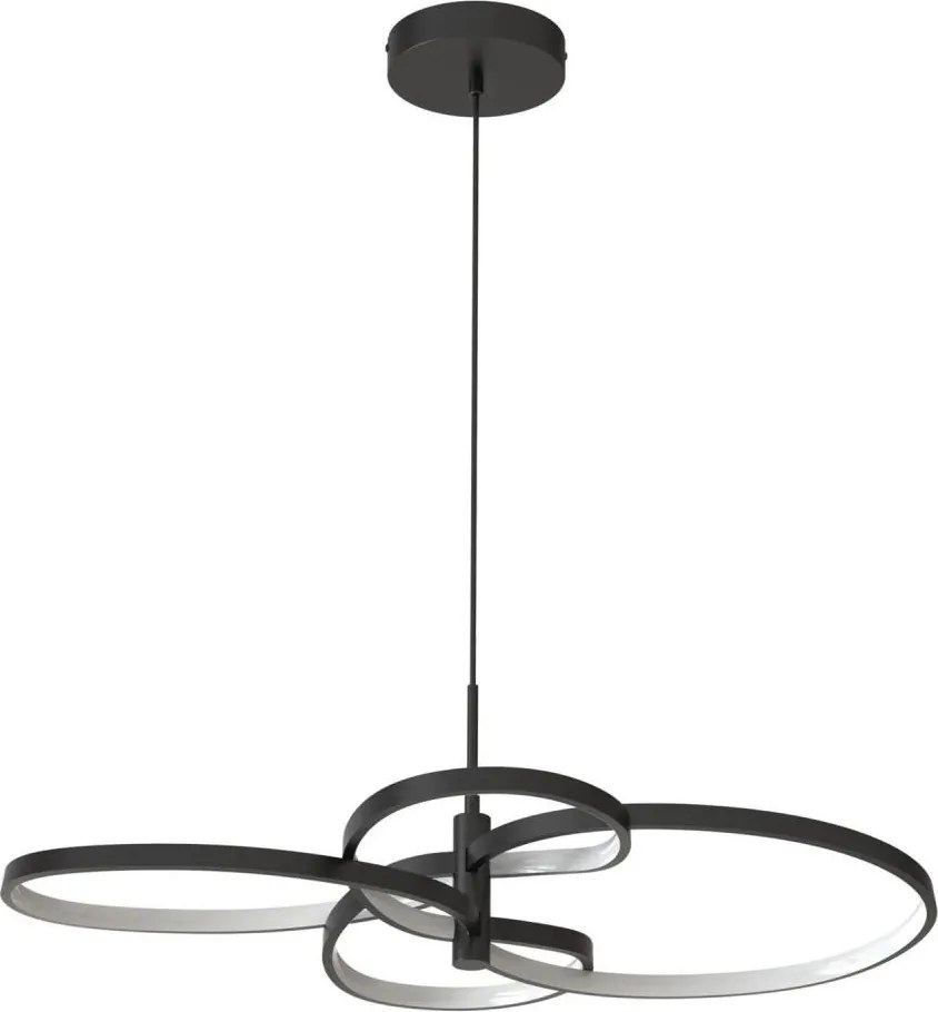 Lampada a sospensione LED su cavo RIBBON LED/37W/230V 4000K nero