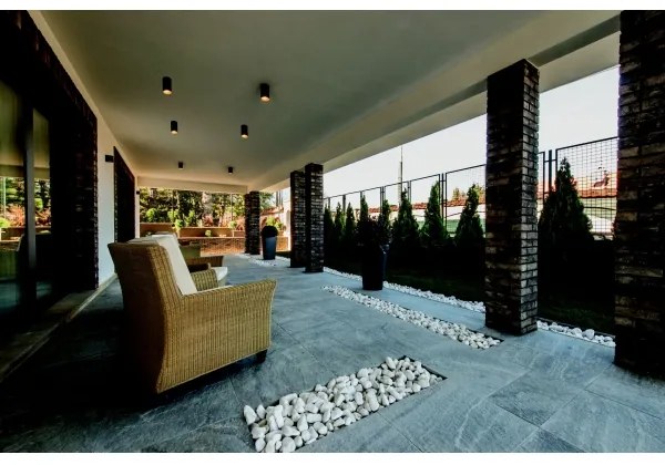 Zambelis E219 - Luce Spot da esterno 1xGU10/7W/230V IP54 nero