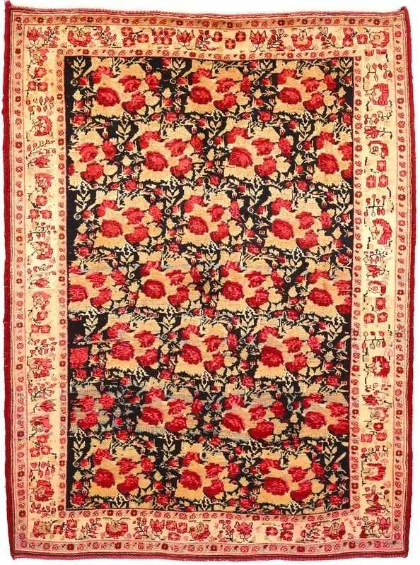Afshar Tappeto 240x180 (Iran) Annodato A Mano