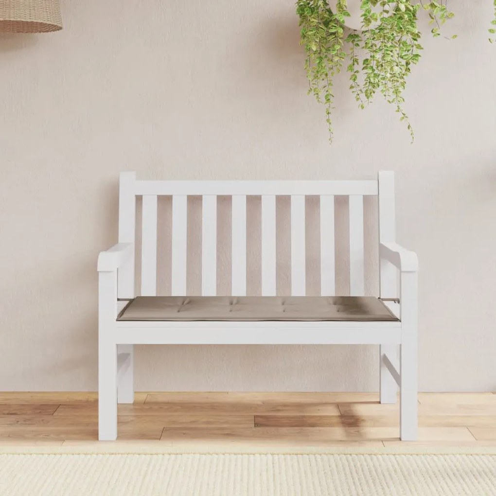 Cuscino Per Panca Tortora 100x50x3 Cm İn Tessuto Oxford /