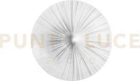 Plafoniera led agora bianca e silver 24w 3520lm cct 3000 e 4000 e 6...