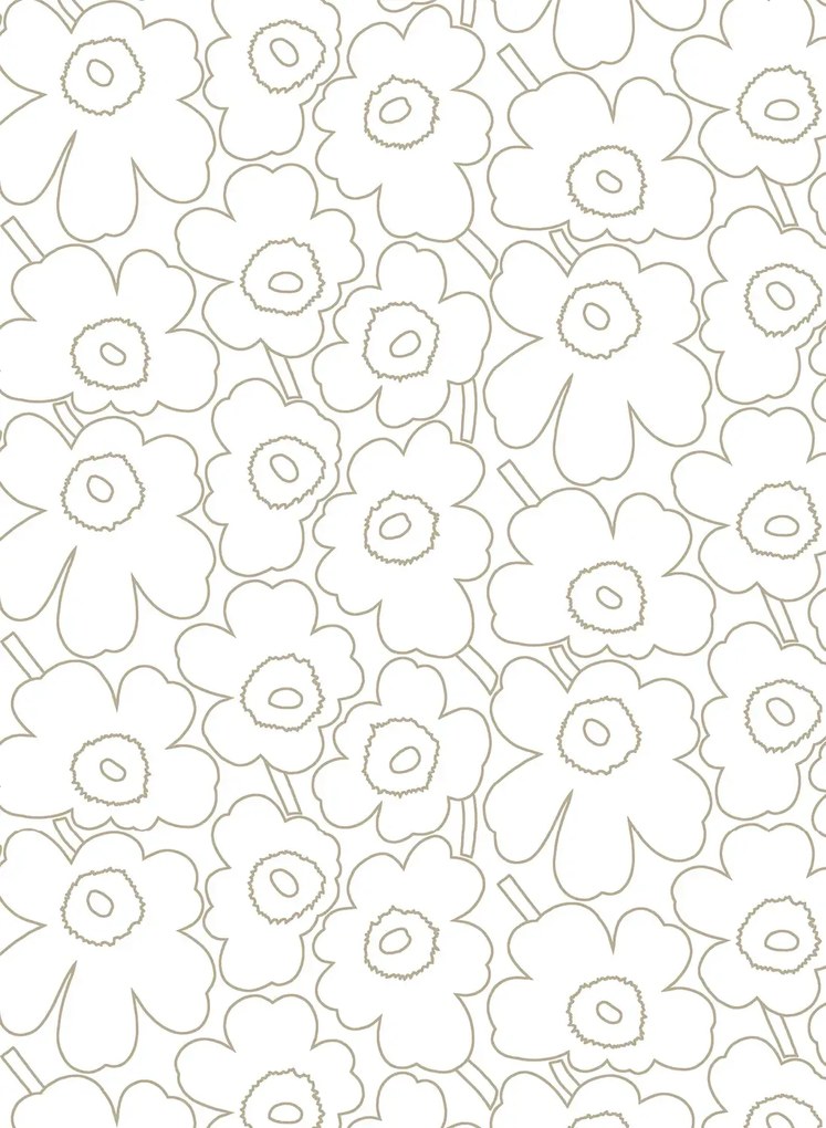 Marimekko Carta da parati Piirto Unikko - 25914