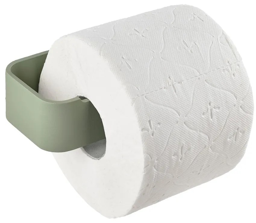 Porta carta igienica da parete verde chiaro in metallo Ume – Zone