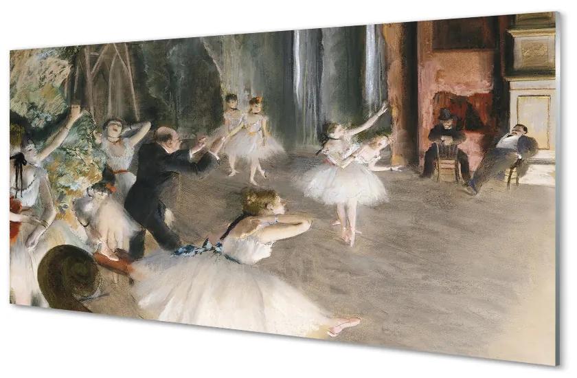 Rivestimento parete cucina Prove di balletto sul palco - Edgar degas 100x50 cm