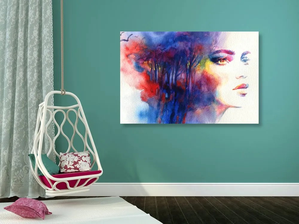 Quadro su tela – Bellezza femminile affascinante
