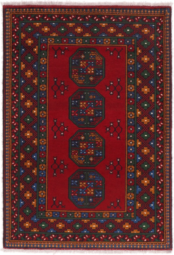 Afghan Tappeto 130 x 180 (Afghanistan) Annodato A Mano