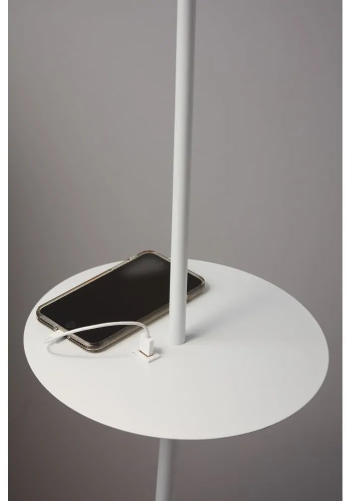 Lampada a stelo bianca con vano portaoggetti Linear - Markslöjd