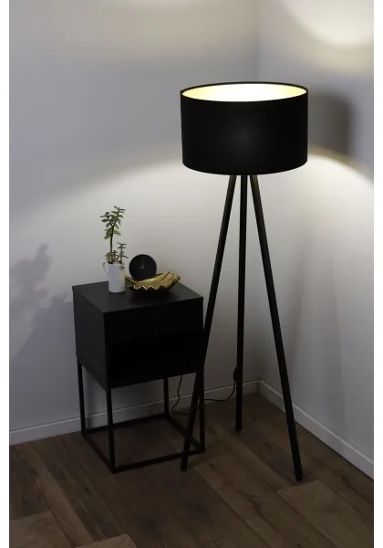 Lampada da terra STANDART 1xE27/60W/230V nero/marrone