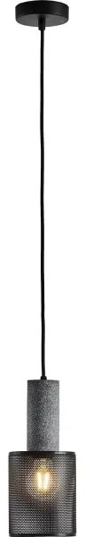 Lampadario a sospensione con filo 1xE27/40W/230V nero