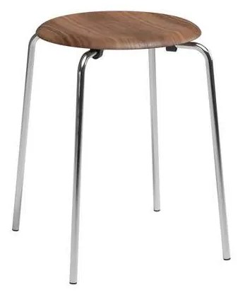 Fritz Hansen - Dot™ Stool Walnut Veneer Fritz Hansen