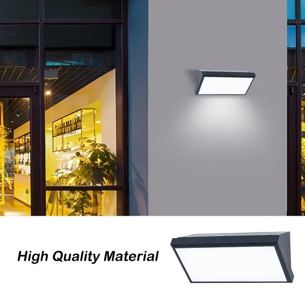 Brilagi - Applique da esterno LED con sensore TRIANGLE LED/20W/230V antracite