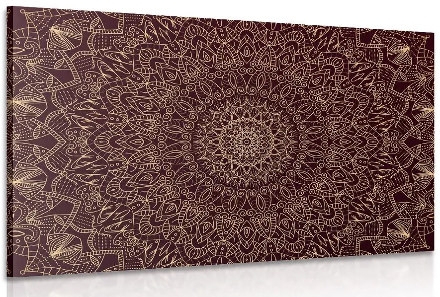 Quadro su tela – Mandala decorativa dettagliata