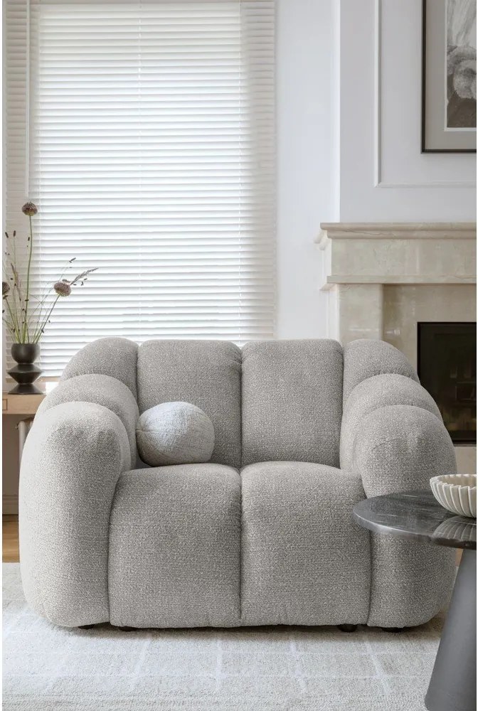 Poltrona grigio chiaro Shell – Miuform