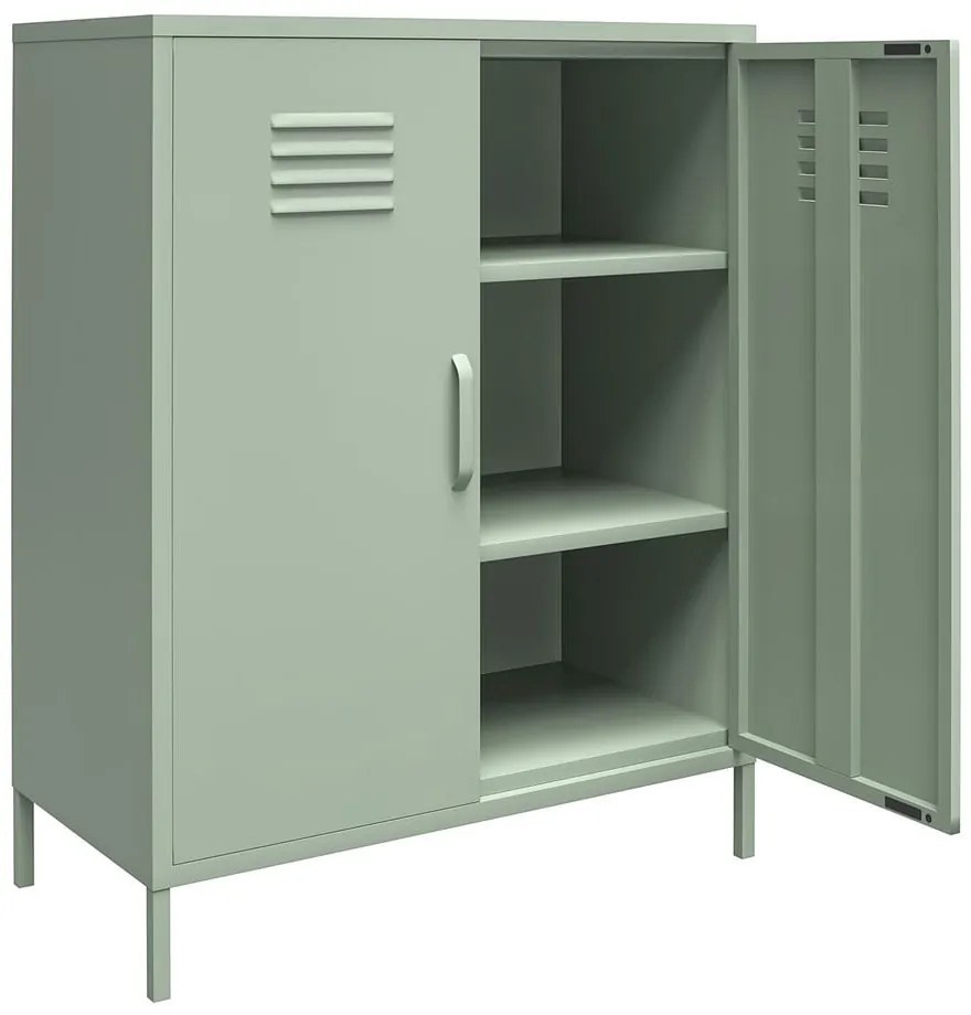 Armadio in metallo verde 40x102x80 cm Mission District - Støraa