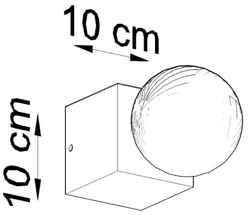 Sollux SL.0676- Applique ABEL 1xE27/60W/230V