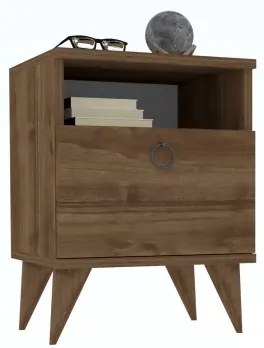 Comodino BARLO 50x40 cm marrone