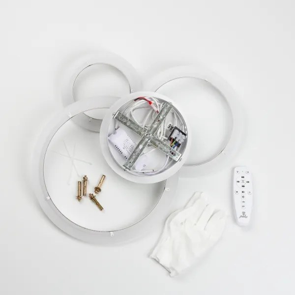 Brilagi - Lampadario a plafone LED dimmerabile ORBITS LED/40W/230V 3000-6500K bianco + +TC