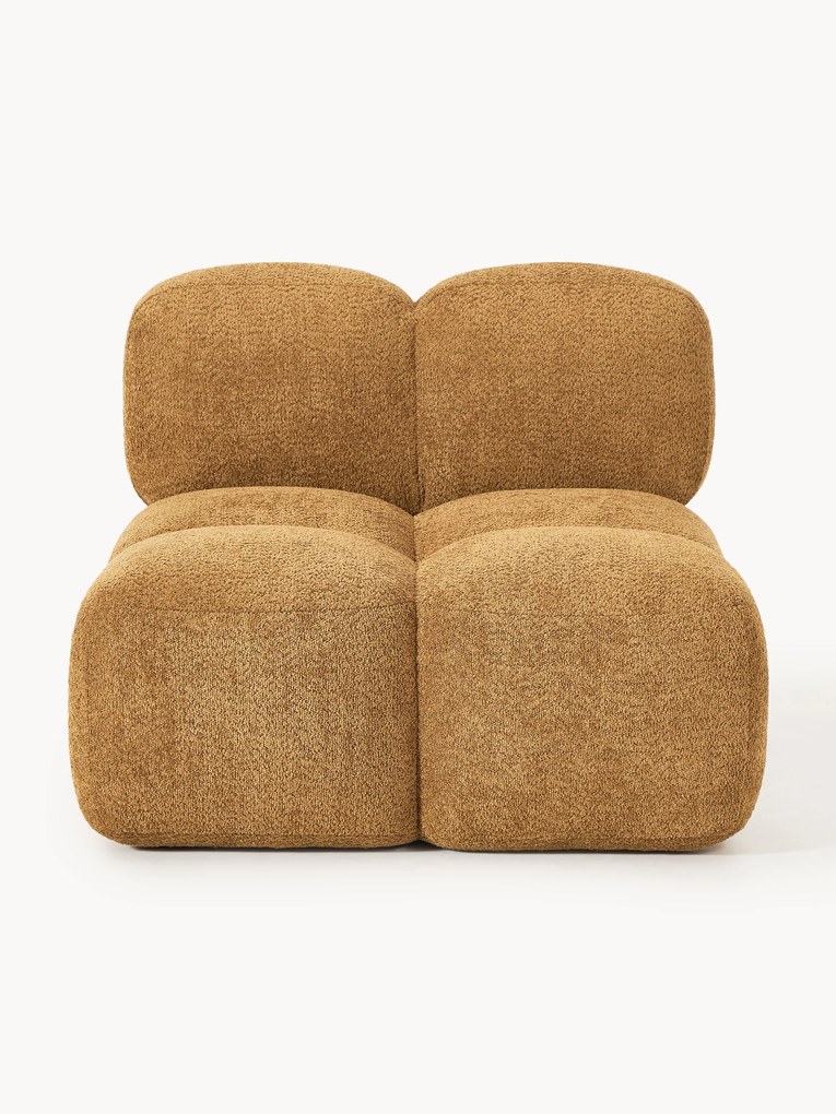 Modulo centrale in teddy-bouclé Tayla